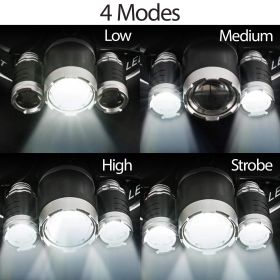 LED Headlamp Flashlight Tactical Brightest Light Camping Hunting Hiking Work