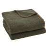 VEVOR Wool Camping Blanket, Large Warm Stadium Blanket, Waterproof & Windproof, Flame Retardant, Great for Outdoors, Picnics, Hiking, Sports Events