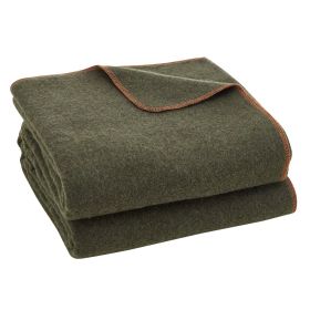 VEVOR Wool Camping Blanket, Large Warm Stadium Blanket, Waterproof & Windproof, Flame Retardant, Great for Outdoors, Picnics, Hiking, Sports Events