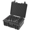 VEVOR Hard Pistol Cases with Pre-cut Lining, Waterproof & Dustproof Hard Gun Case for 5 Pistol, 18.9Ã—16.3Ã—8.5 in Lockable Pistol Case, Black