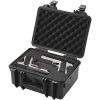 VEVOR Hard Pistol Cases with Pre-cut PU Foam, Waterproof & Dustproof Hard Gun Case for 2 Pistol, 14.1Ã—11.5Ã—7.6 in Lockable Pistol Case, Black