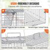 VEVOR Humane Live Animal Trap, Dimensions 50" x 20" x 26", Crafted from Galvanized Iron