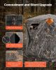 VEVOR Hunting Blind, 270Â° See Through Ground Blind, 1-2 Person Pop Up Deer Blind for Hunting with Carrying Bag, Portable Resilient Hunting Tent