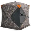 VEVOR Hunting Blind, 270Â° See Through Ground Blind, 2-3 Person Pop Up Deer Blind for Hunting with Carrying Bag, Portable Resilient Hunting Tent