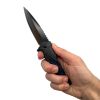 3.75" Weave Pattern Knife With ABS Handle
